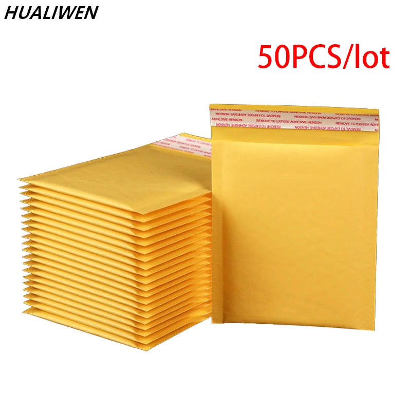 envelope de envio acolchoado com bolha mailing bolsa papel kraft especificacoes diferentes mailing bolsa 50 pcs por lote 01