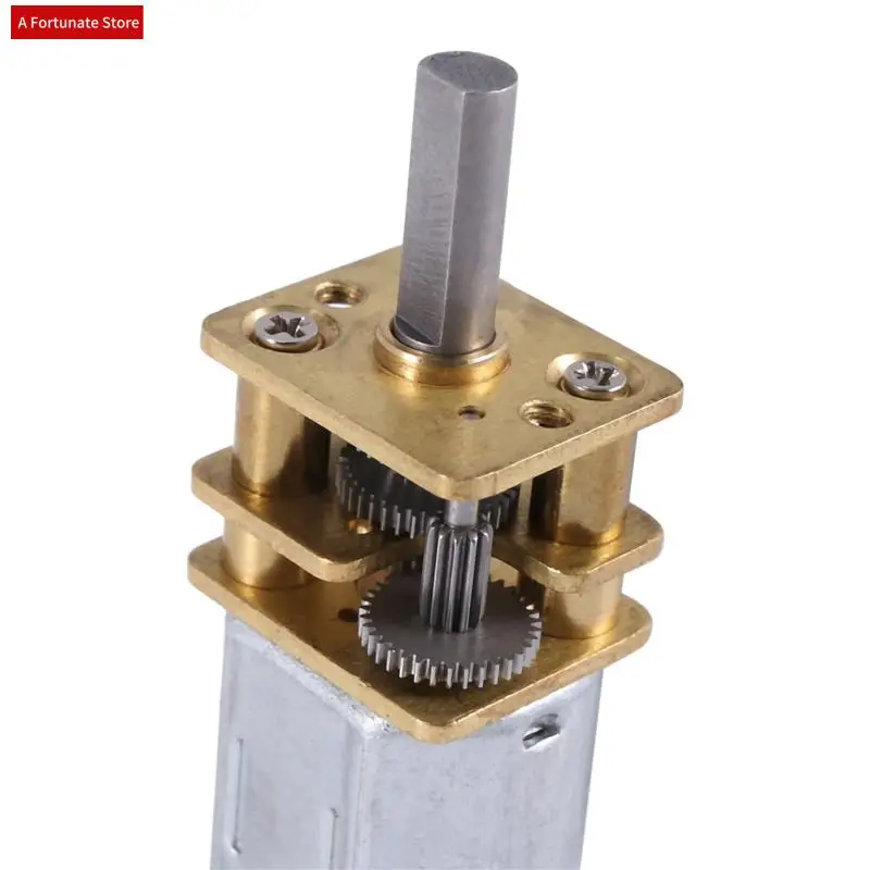 2X DC 6V 10RPM Micro-Speed Reduction Motor Mini Gear Box Motor With 2 Terminals For RC Car Robot Model DIY Engine Toy-A78G