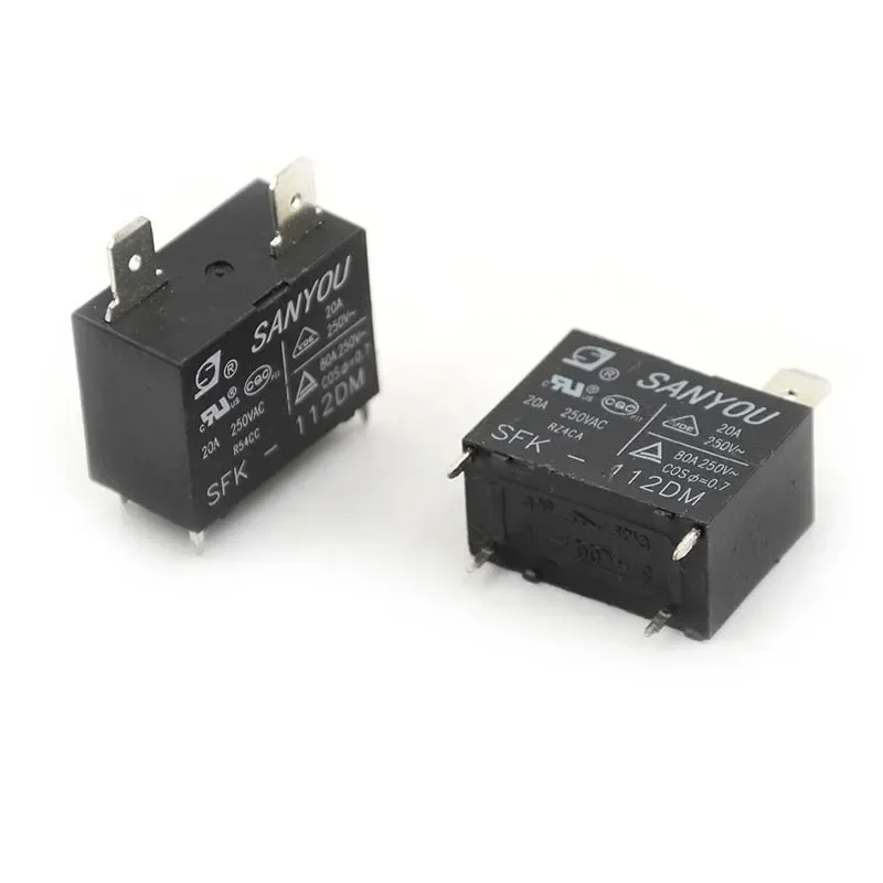 5PCS/10PCS SANYOU  SFK-112DM Air Conditioner Relay SFK-112DM-12VDC SFK-124DM 20A 250VAC 4pins