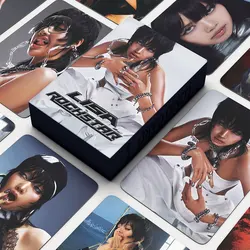 55 adet/takım bts LISA ROCKSTAR yalnız Lomo kart yeni Ablum HD fotoğraf baskı resimleri hayranları için Photocard koleksiyonu kartpostallar hediyeler