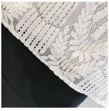 White Floral Summer Blouse with Ruffles #6