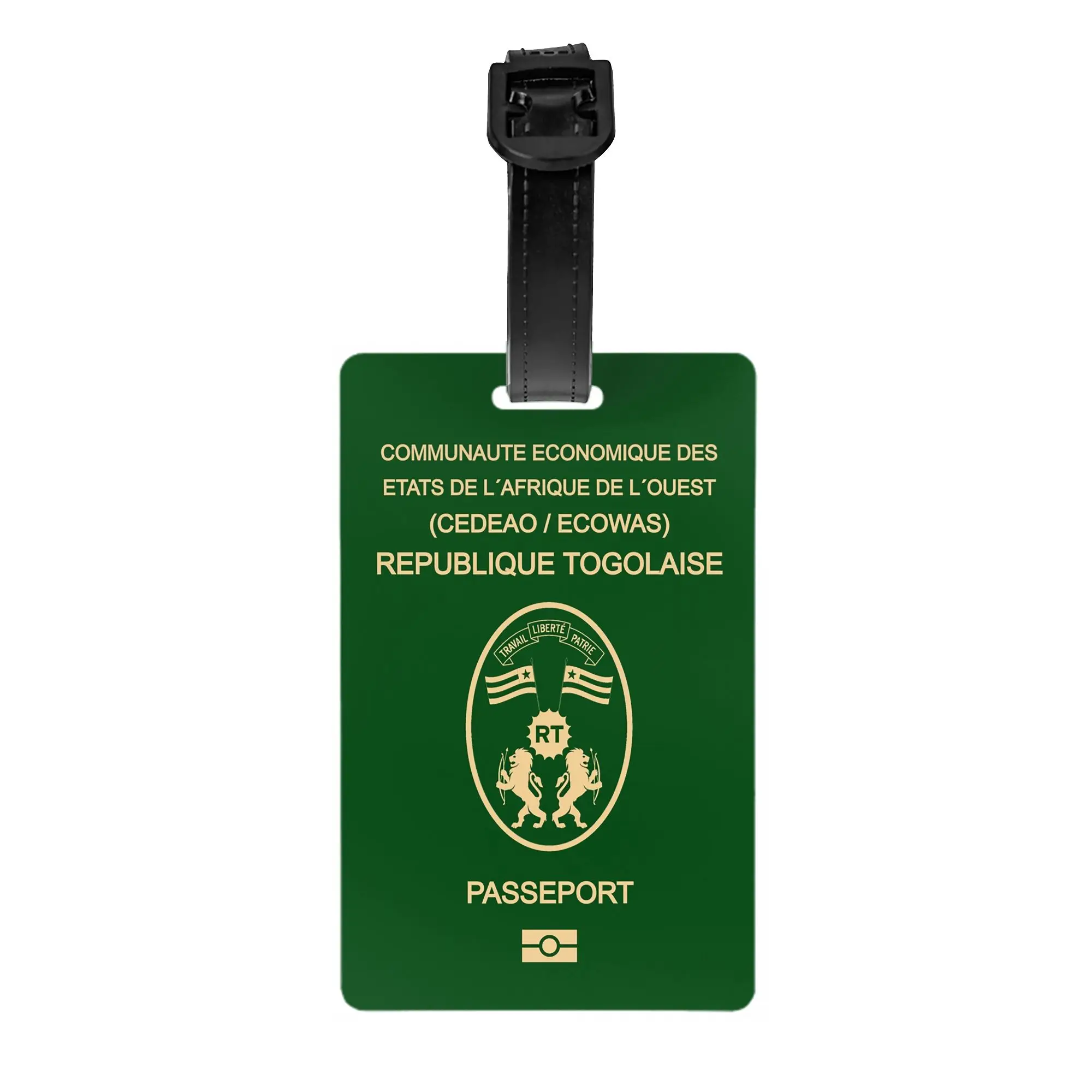 Togo passport Luggage Tag  Travel Bag Suitcase Privacy Cover ID Label