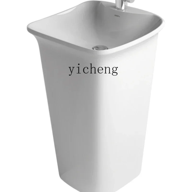 LYY Washbasin Ceramic Pillar Basin Column Whole Washbin Ceramic