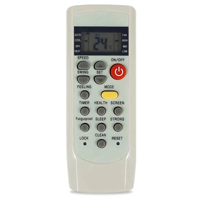 DT98 YKR-I/010E Air Conditioner Remote Control Replacement for AUX Universal AC, Easy to Use Home Office Controller