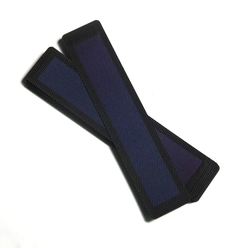 Panel Solar Flexible de 0,7 W y 1,5 V, Panel Solar impermeable, célula Solar de silicio amorfo, película fina rizada, Panel Solar DIY, 5 uds.