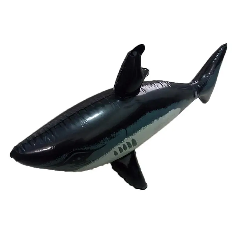 Inflatable Floating Toys Children's Water Toys PVC Inflatable Shark Toy Simulation Inflatable Animal For Swimming Kids Pool Toys