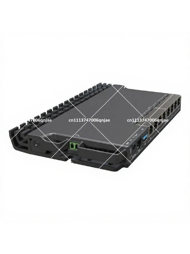 Enterprise 10-Port 48V PoE Router, 100,000-Port Capacity, High-Performance Network Switch
