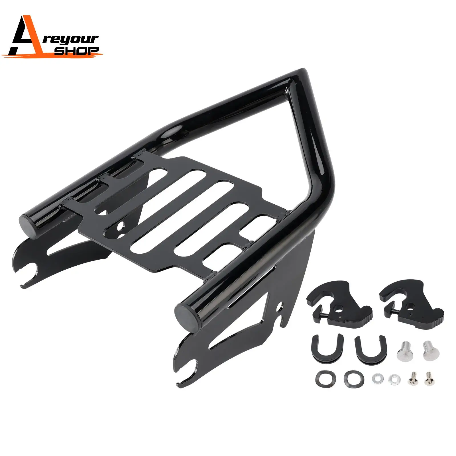 

Detachable Luggage Rack for Electra Street Road Glide Road King 2009-2025 Black