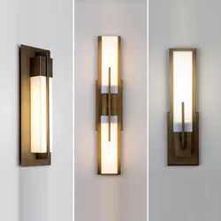 New Chinese Outdoor Wall Lamp Living Room Dining Room Wall Lights Bedroom Head Light Courtyard Door Post Wall Lamp