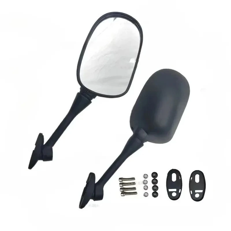 2 قطعة 2003 2004 2005 2006 2007 جديد ل CBR600RR Blackt دراجة نارية مرايا الرؤية الخلفية عاكس مرآة الرؤية الخلفية #3