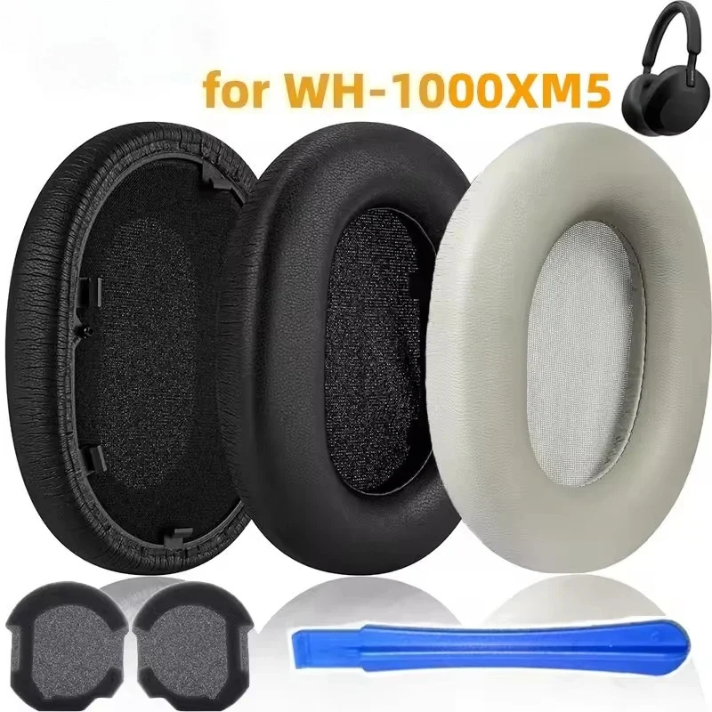 

Replacement Ear Pads For Sony WH 1000XM5 Headphone Accessories Earpads Headset Ear Cushion Repair Parts Protein Leather