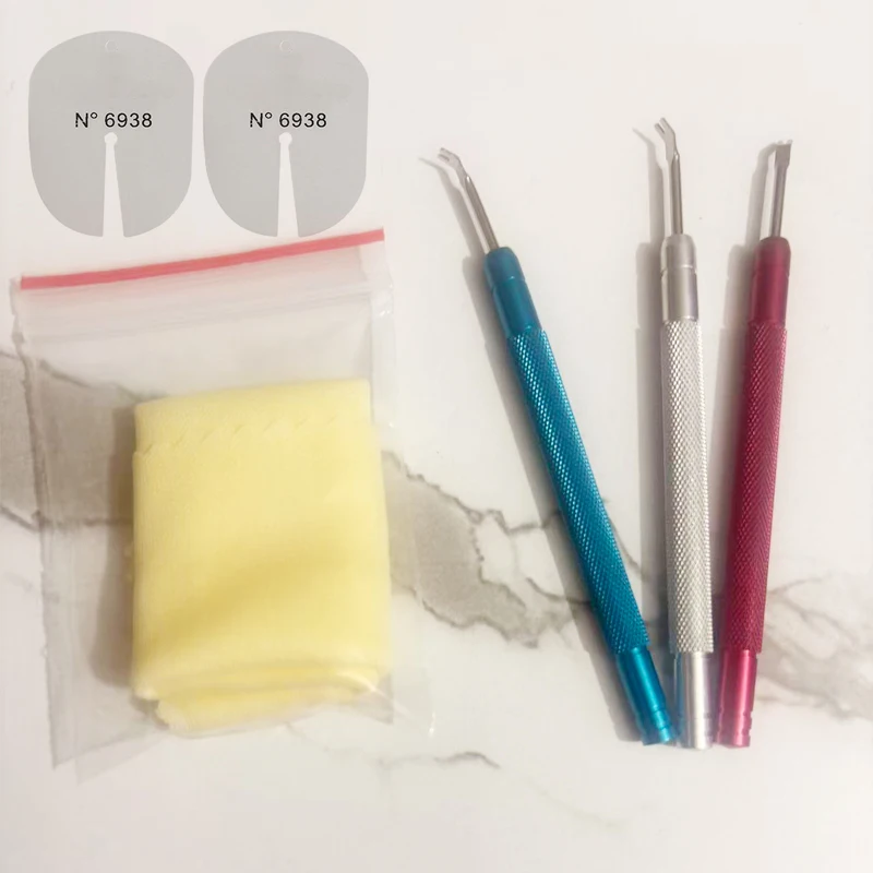 2/6PCS Watch Dial Protector Pads For Removing Changing Watch Wristwatch Hands Watch Part Repair Accessory For Watchmaker Set