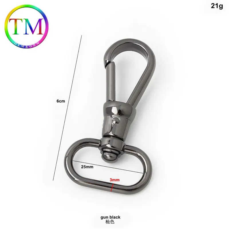 10-50Pcs 20/25mm 5Colors Swive Lobster Clasps Dog Collar Buckles Metal Lobster Claws Clasp Bags Strap Belt Part Accessories