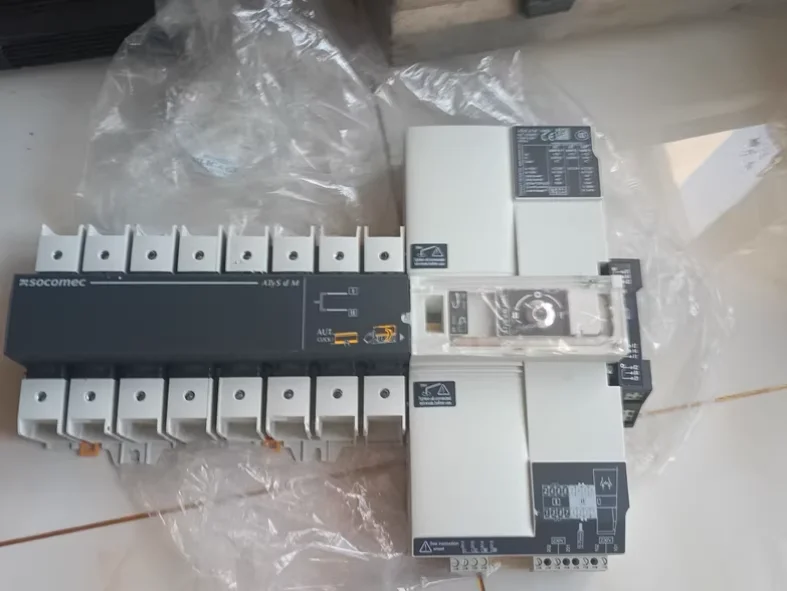 

New French Socomec ATYS dM 93234010 (100A) dual power transfer switch