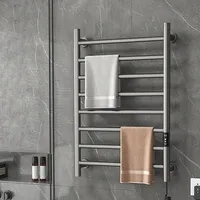 Towel Warmer 304 Stainless Steel 30-70°C adjustment 1-9H timing Smart Heated Electric Towel Rack 50*80*10cm 110V/220V