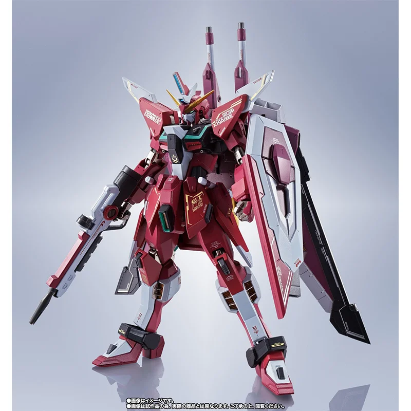 Bandai Metal Robot Spirits Infinite Justice Gundam 20Th Anniversary Ver. Gundam Seed Anime Original Action Figure Model Toy Gift