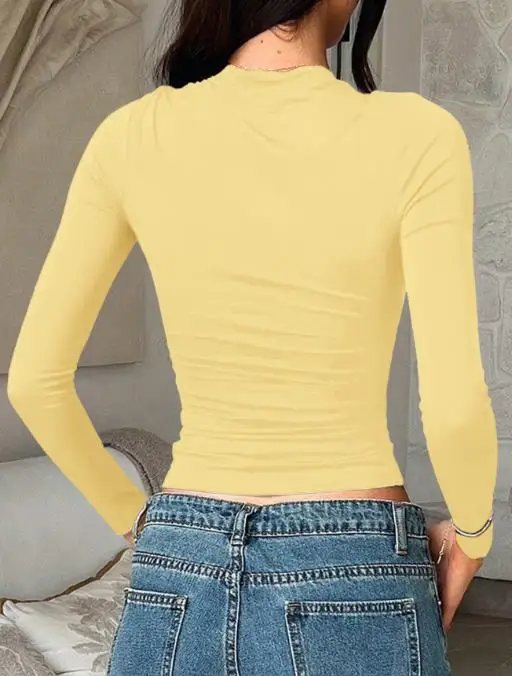 Рисунок 2 - Женская повседневная футболка с длинным рукавом