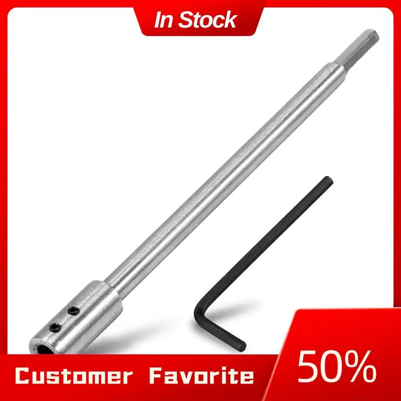 

Лидер продаж, удлинитель бит Форстнера для круглого хвостовика 3/8 дюйма, удлинитель лопаточного сверла из высокоуглеродистой стали для дерева