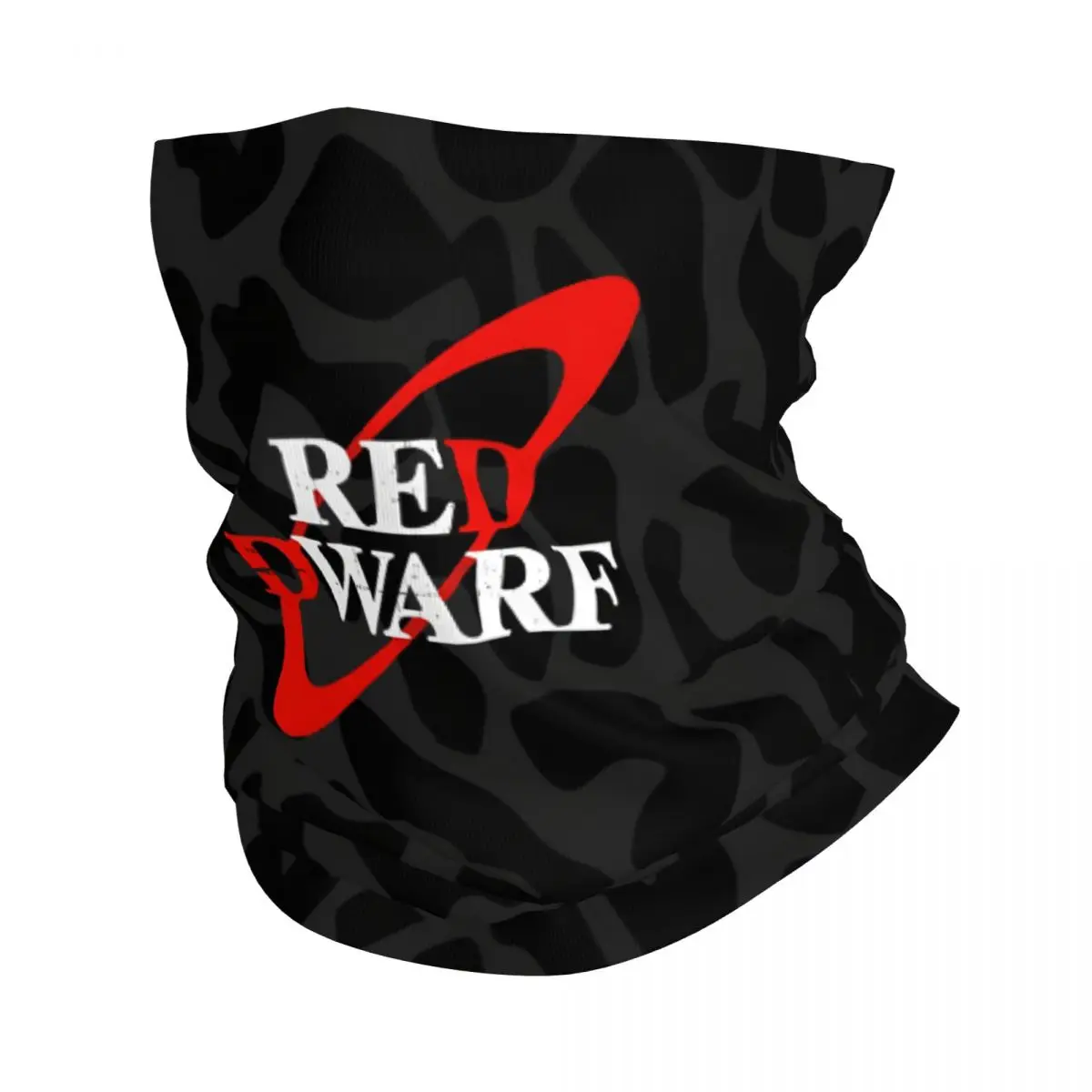 Red Dwarf Logo Bandana Neck Cover Motorcycle Club Red Dwarf Face Scarf Cycling Scarf Hiking Unisex Adult Breathable