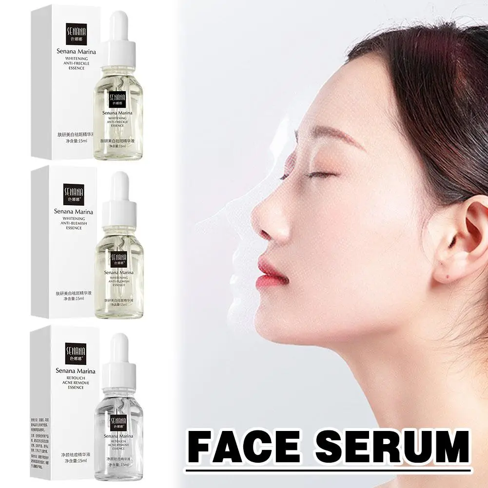 1pc Face Serum Color Nana Whitening And Freckle rimozione Pore Essence Solution Stock Fine Essence 15ml idratante O5j9