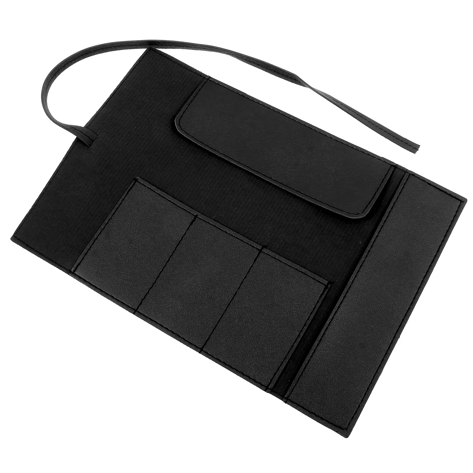 กล่องดินสอพียูแบบพกพาที่หรูหราพร้อมความจุขนาดใหญ่ กล่องใส่แปรงทาสีอเนกประสงค์ อุปกรณ์แต่งหน้า ที่ใส่ปากกา