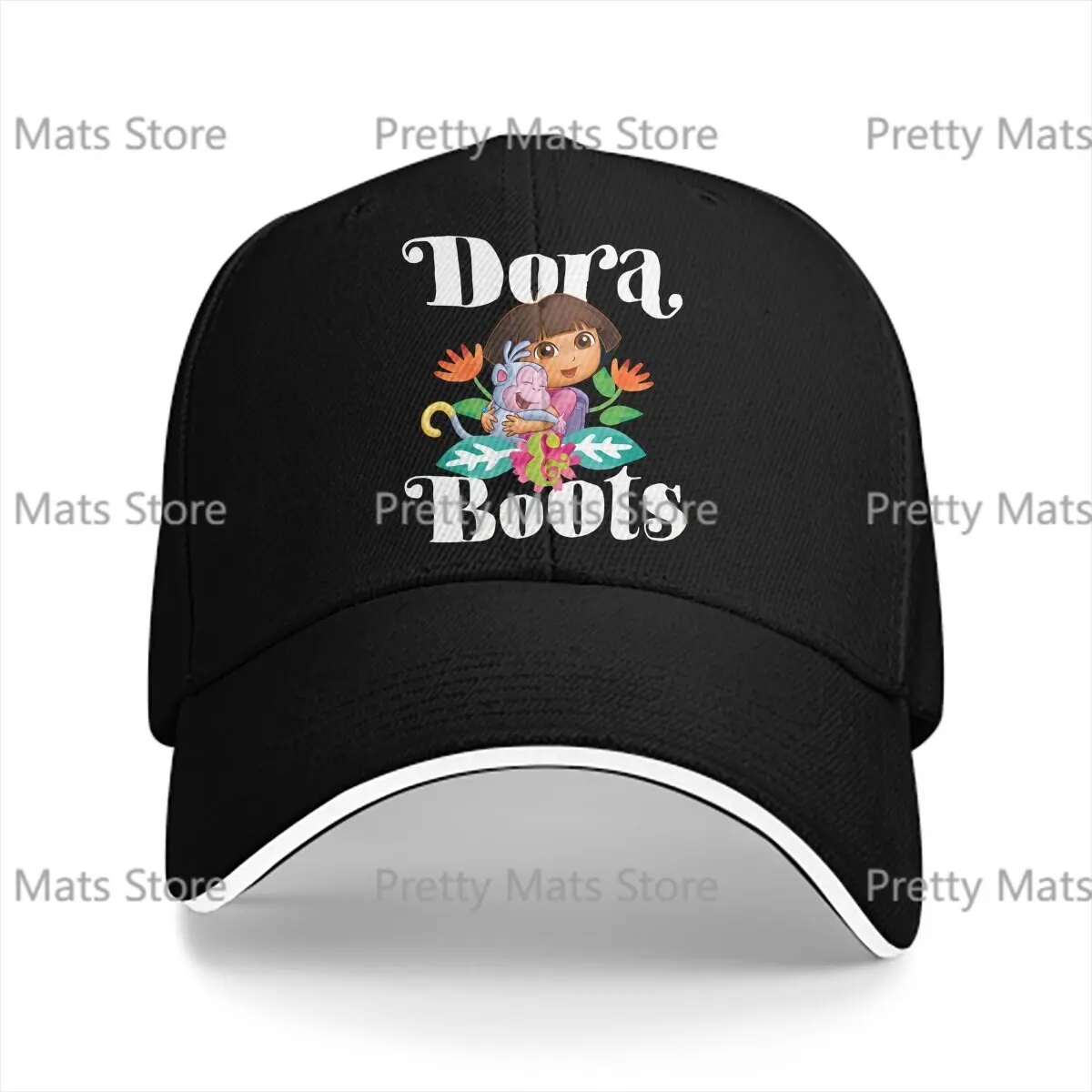 Hugging Portrait Men Baseball Caps Peaked Cap Sun Shade Outdoor Hat Doras The-Explorer Anime