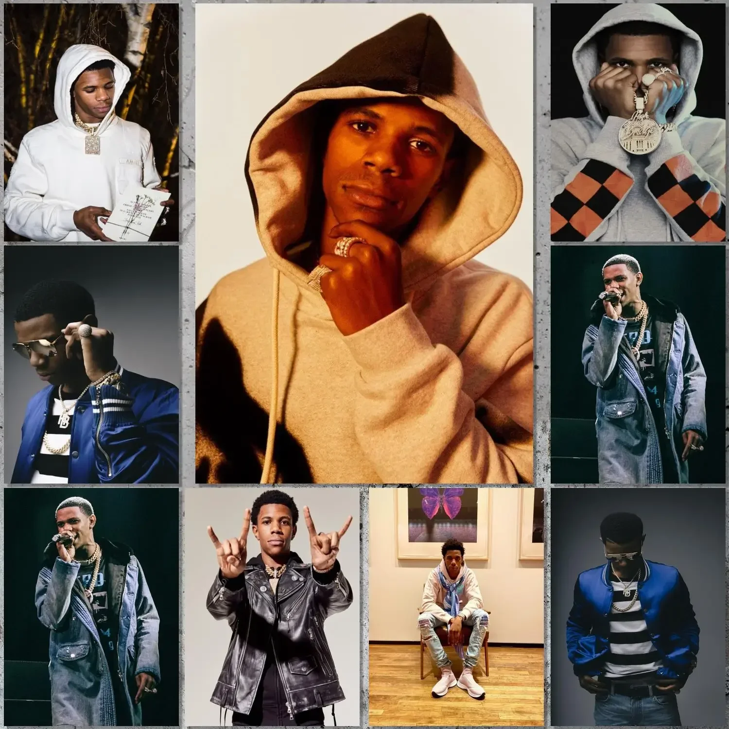 A Boogie Wit Da Hoodie Poster Canvas Art Poster and Wall Art Picture Print Modern Family bedroom Decor Posters