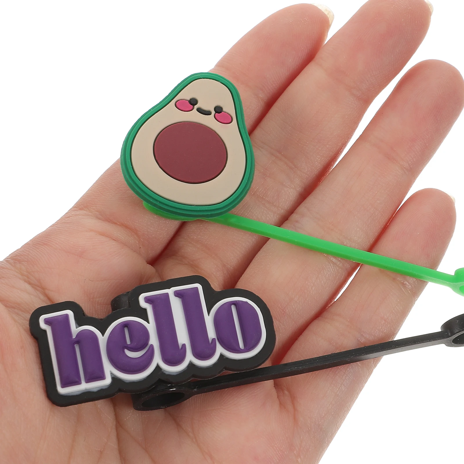 

7pcs Covers Cute Reusable Child Protector Safe Drinking Tip Cover Straw Silicone Straw Covers Cap Plug