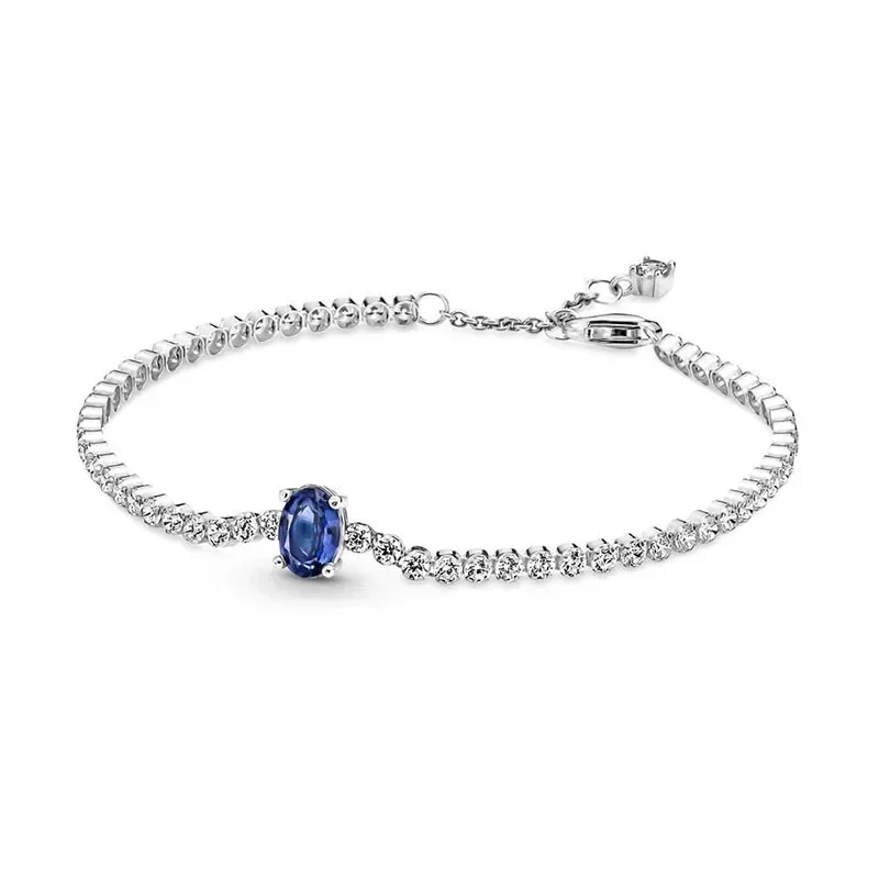 Pulseira de Tênis Estrela em Forma de Coração 925 Sterling Silver, Charme Exquisite Jóias, Luz Clássico Brilhante, Presentes Surpresa de Luxo, Novo