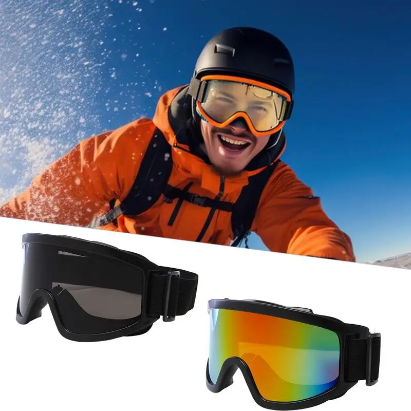 Ski Goggles Glasses Anti-Collision Anti Fog Anti-Glare Lens windproof Outdoor Sport Snow Snowboard for Snowboarding Skiing