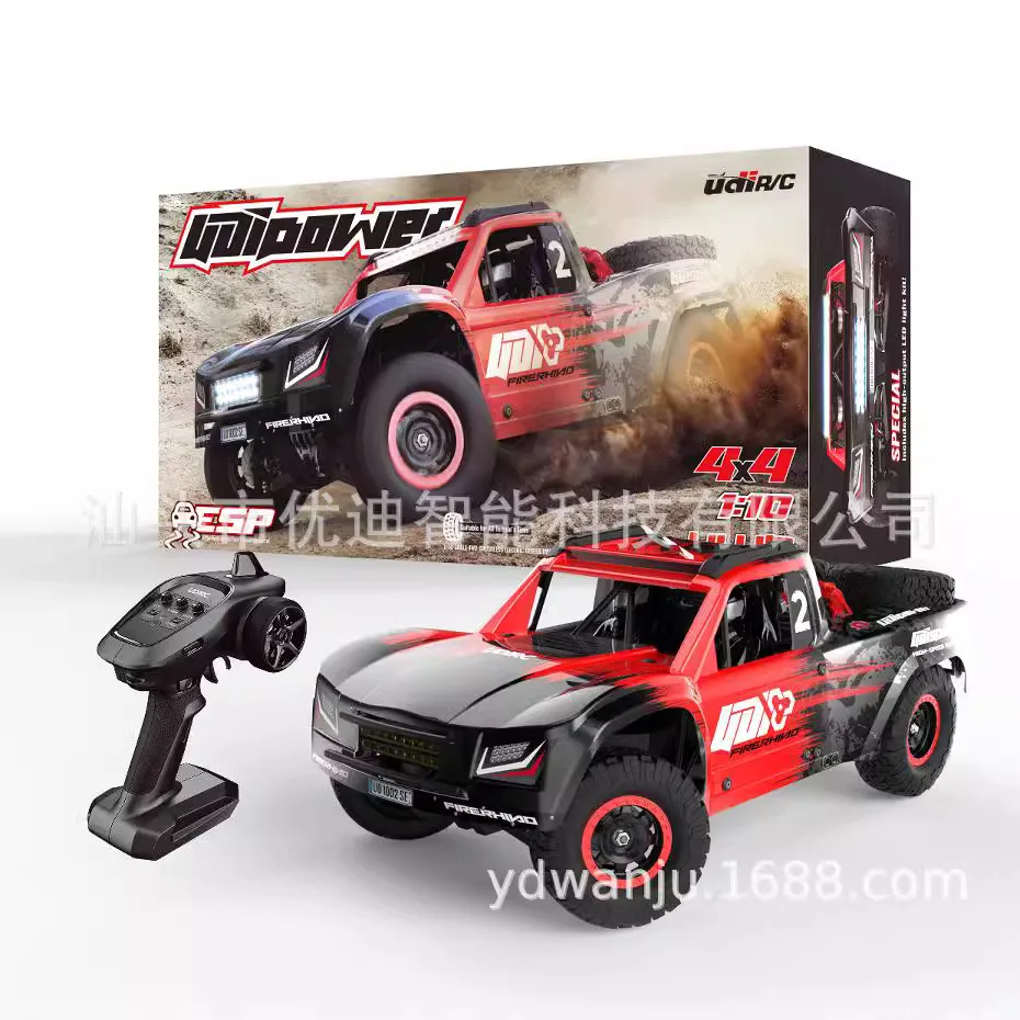 UDIR/C new product 1:10 desert off-road high-speed vehicle splash proof four-wheel drive alloy remote control climbing car