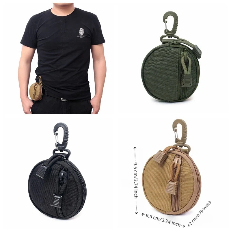 Multifunctional Outdoor Waist Bag/Key Pouch - close-up view