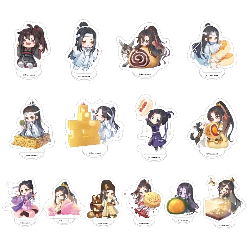 

New Grandmaster Of Demonic Cultivation Official Mini Acrylic Stand Wei Wuxian, Lan Wangji Figure Small Model Plate Ornament