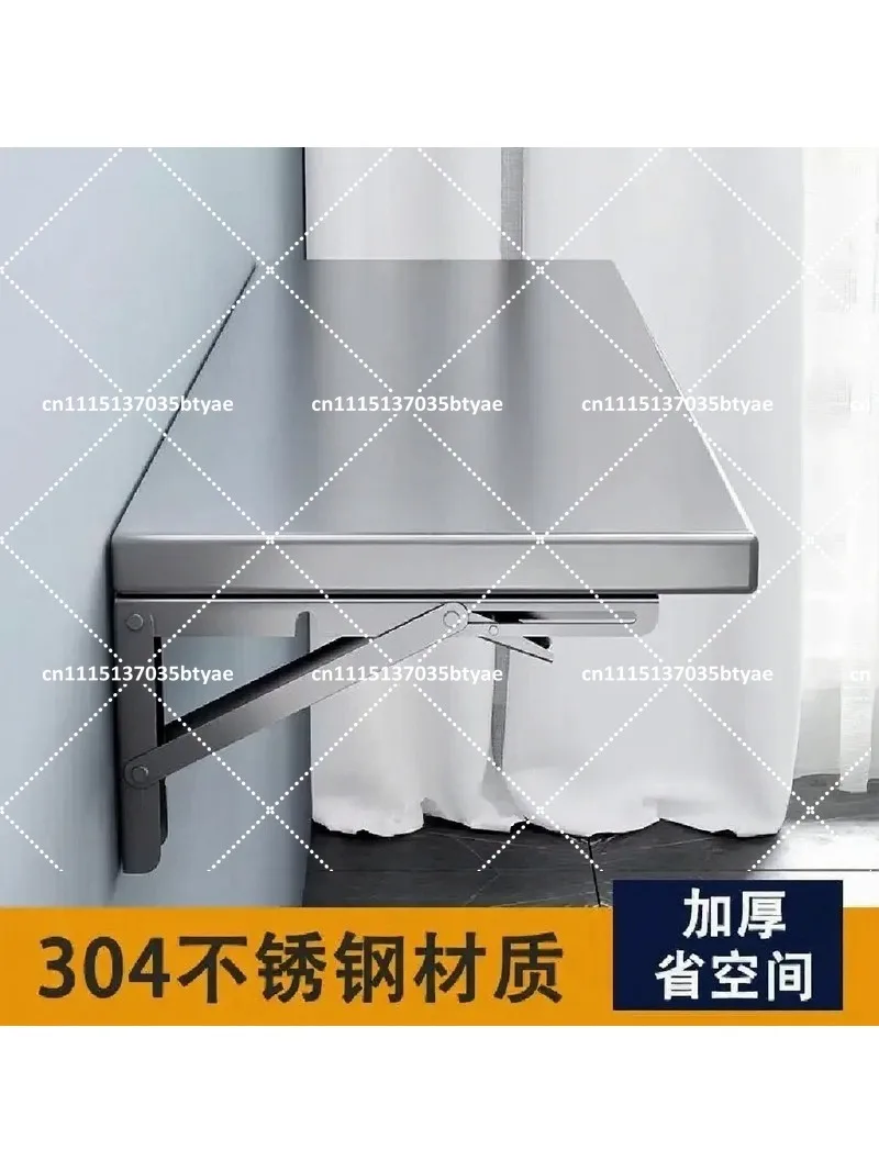 Large Wall Mounted Storage Rack, Foldable Shelf with Thickened Stainless Steel Tray, Bathroom Organizer