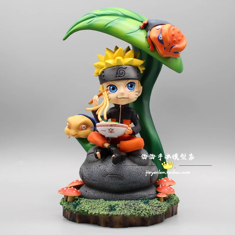 

Anime Figure Showhand Childhood Uzumaki Naruto Eating Ramen Scene Statue Pvc Action Figurine Desktop Ornament Model Toys Gifts