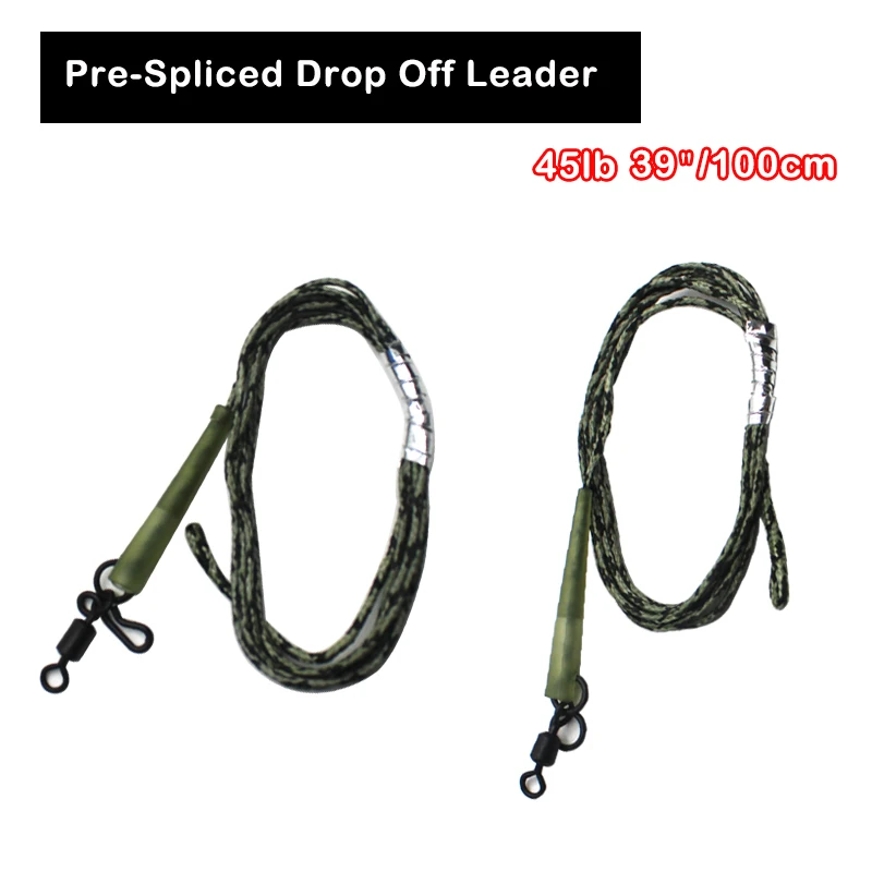 100cm 45lb Carp Fishing Drop Off Lead Clip Multi Clip Quick Change Swivel Fishing Line Boilie  Hook For Carp Tackle Accessories