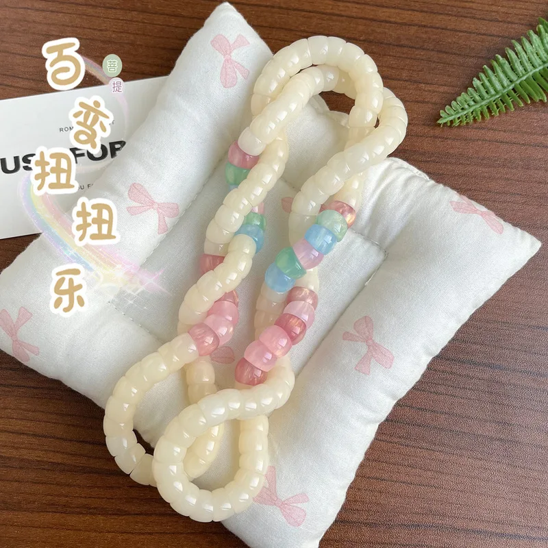 Bodhi Pig Intestine Twisted 108 Beads Multi-Strand Buddhist Bracelet