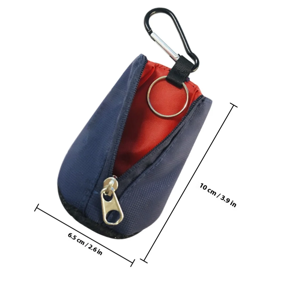 قطعة واحدة من حقيبة خصر الجولف، قماش تنظيف الكرة، مادة ممتازة، متينة وقابلة لإعادة الاستخدام، سهلة التنظيف، حقيبة جيب صغيرة محمولة خفيفة الوزن