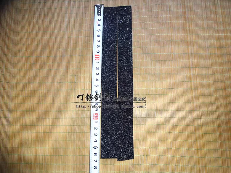 Japanese Katana Sword Accesories Imitation Pearl Fish Genuine Stingray Skin Leather 26cm for Tsuka Handle Hilt