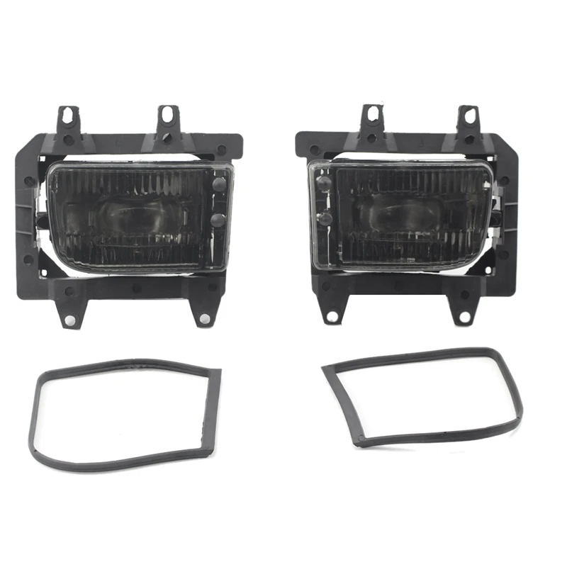 2Pcs Yellow Clear Lens Cover Front Bumper Fog Light Lamps House For Bmw E30 318I 318Is 325I 325Is 325E 325Es 325Ix 63171385945 6