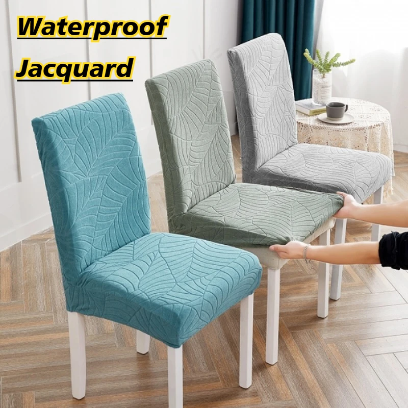 

Водонепроницаемые эластичные чехлы для стульев, жаккардовые чехлы-накидки для кухонного и обеденного стола, универсальный размер (4/6/8 штук)