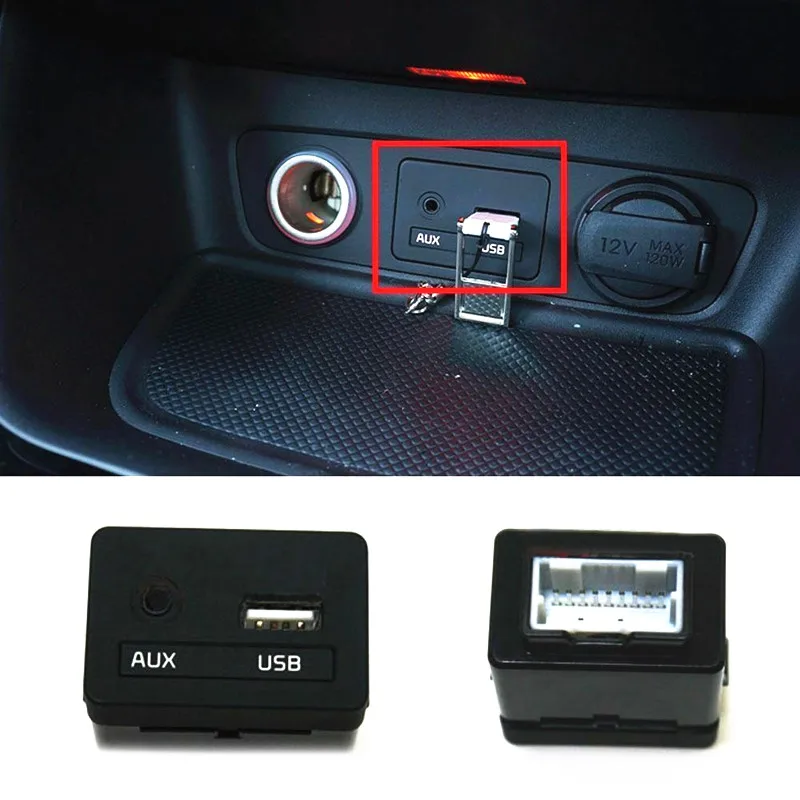 

961202P000 для Kia Sorento 2010-2012 Aux iPod USB Reader Assy Black