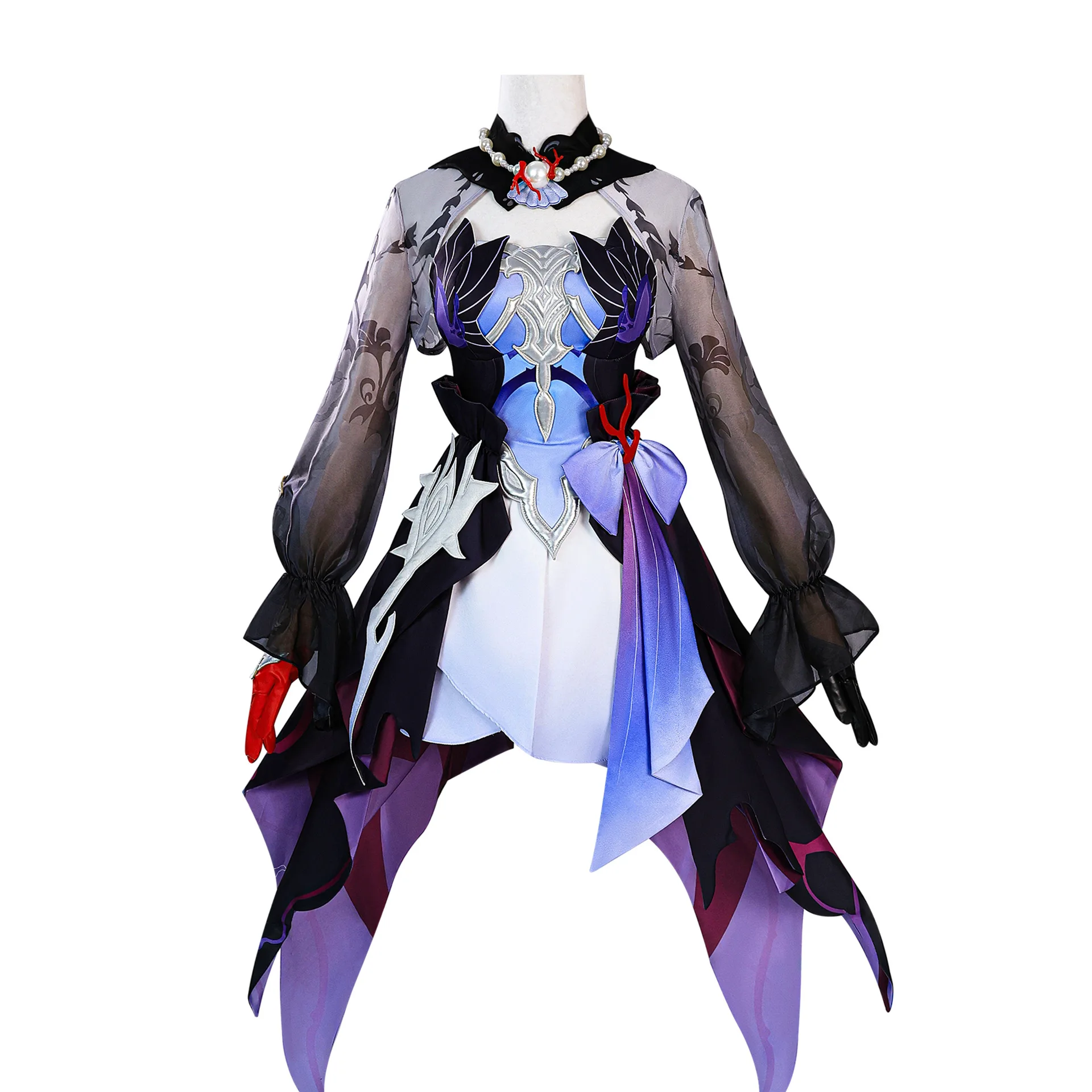 أزياء Bhāo Huы ng Qiya ng Child Ko Spy أزياء تنكرية للخدمة الشريرة، مجموعة كاملة من أزياء Bhāo Ti Эыыыыы Y ino التأثيرية من البعد الثاني