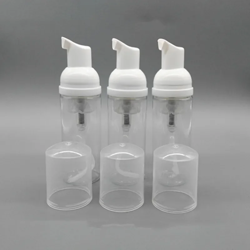 7pcs/pack 60ml Foam Dispenser Bottle Plastic Refillable Mini Foam Bottle Foaming Soap Dispenser Pump Bottles for Travel