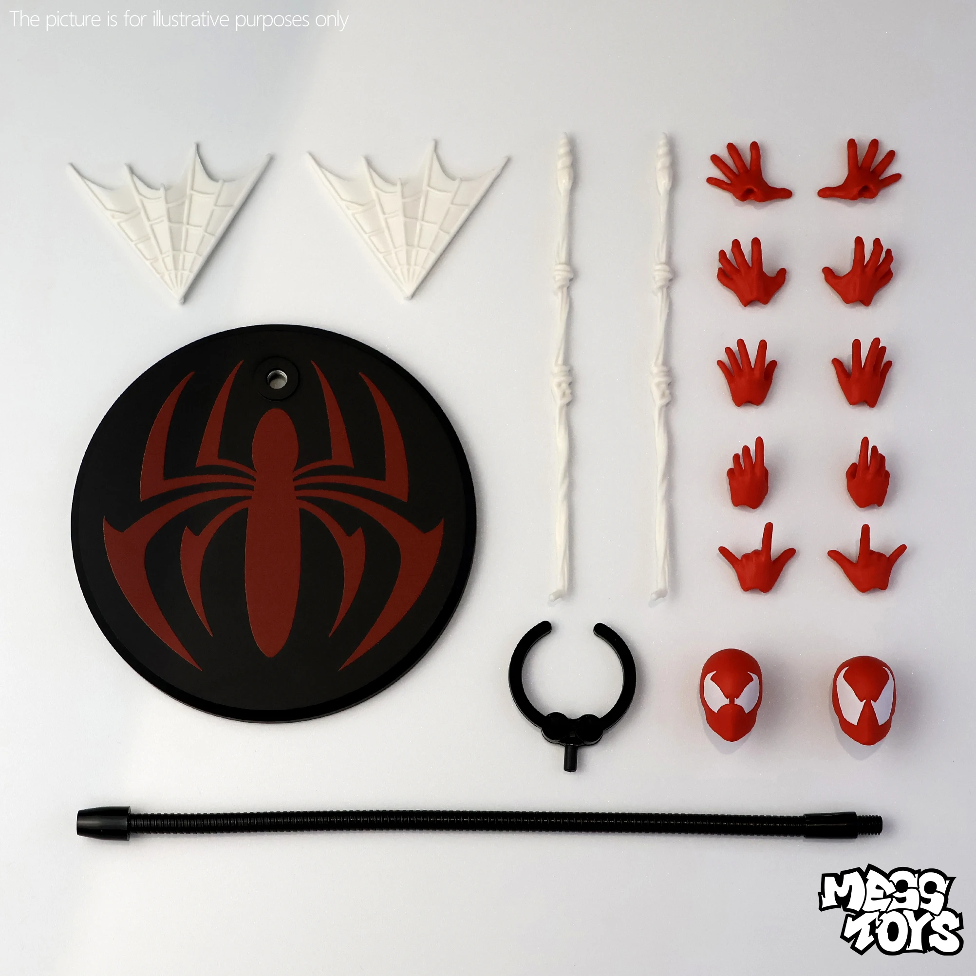 Nieuwe Puinhoop Speelgoed Ben Reily Scarlet Spiderman Hero Anime Actiefiguren Beeldje Rode Spider Spider-Man Model Standbeeld Kid speelgoed Geschenken