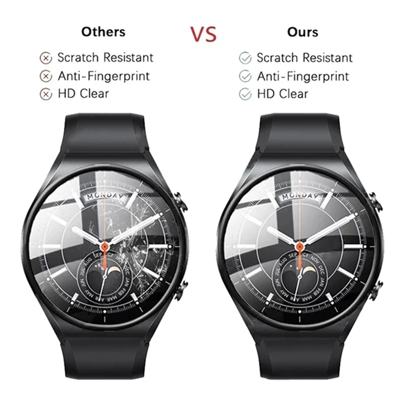 3D 곡선 Xiaomi 시계 S1 부드러운 유리 화면 프로텍터 필름 시계 2