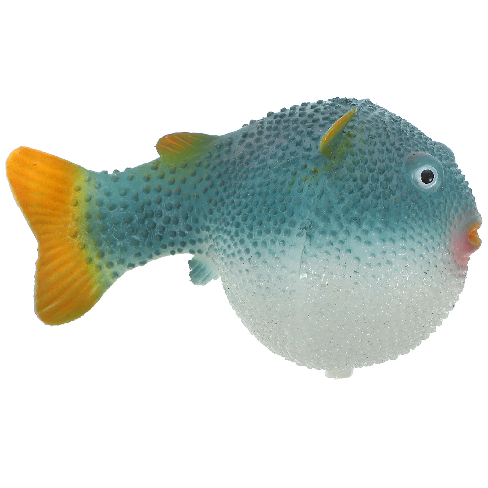 Live Fish Fake for Tank Simulated Puffer Aquarium Decorations Floating Bowl Decorate