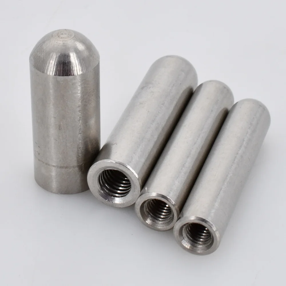 M3 M4 M5 M6 304 Stainless Steel Round Head Guide Pillar Cylindrical /Internal Thread Perforated / Locat Pin Locking Rod Fastener