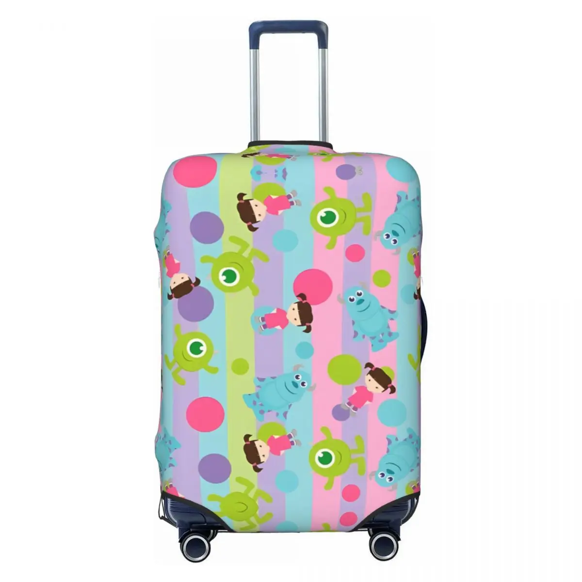 

Monsters Inc James P. Салливан Чехол для чемодана Праздничные практичные аксессуары для багажа Защита для путешествий