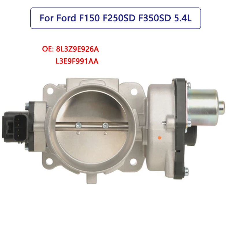 

75mm Throttle Body w/TPS Sensor For FORD 04-10 F-150 F250 5.4L V8 Throttle Valve 8L3Z9E926C 8L3Z9E926B